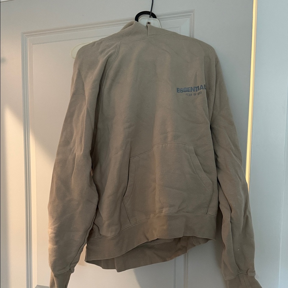 Essentials Men's Beige Bomber Jacket